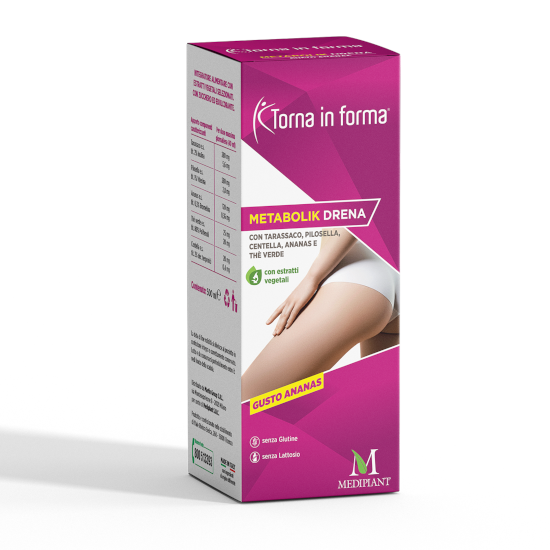 Torna in forma Metabolik Drena arancia