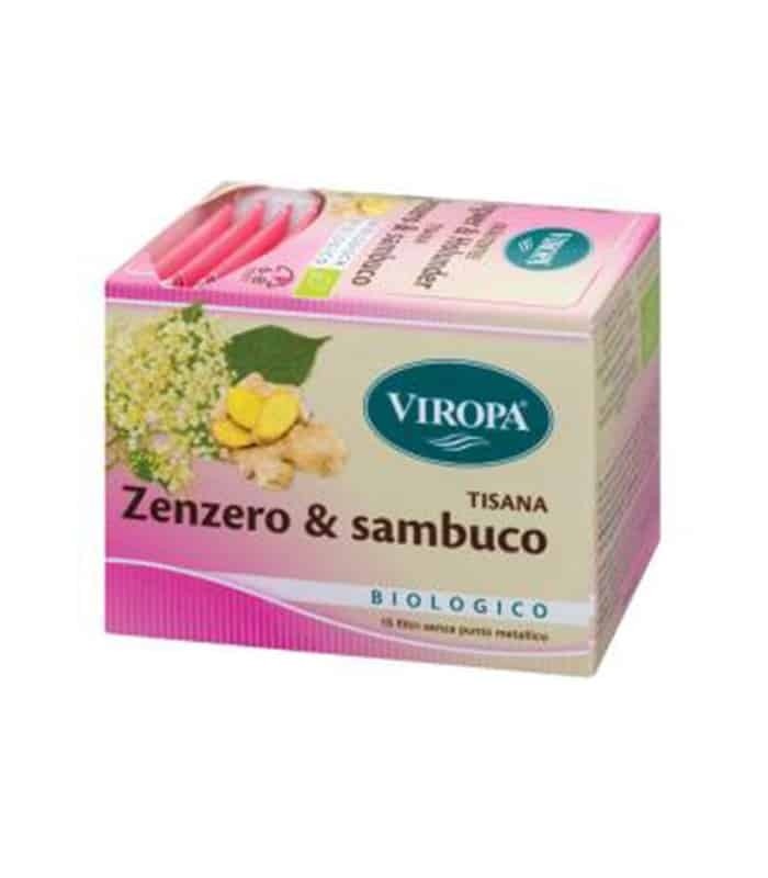Tisana zenzero & sambuco Viropa senza glutine